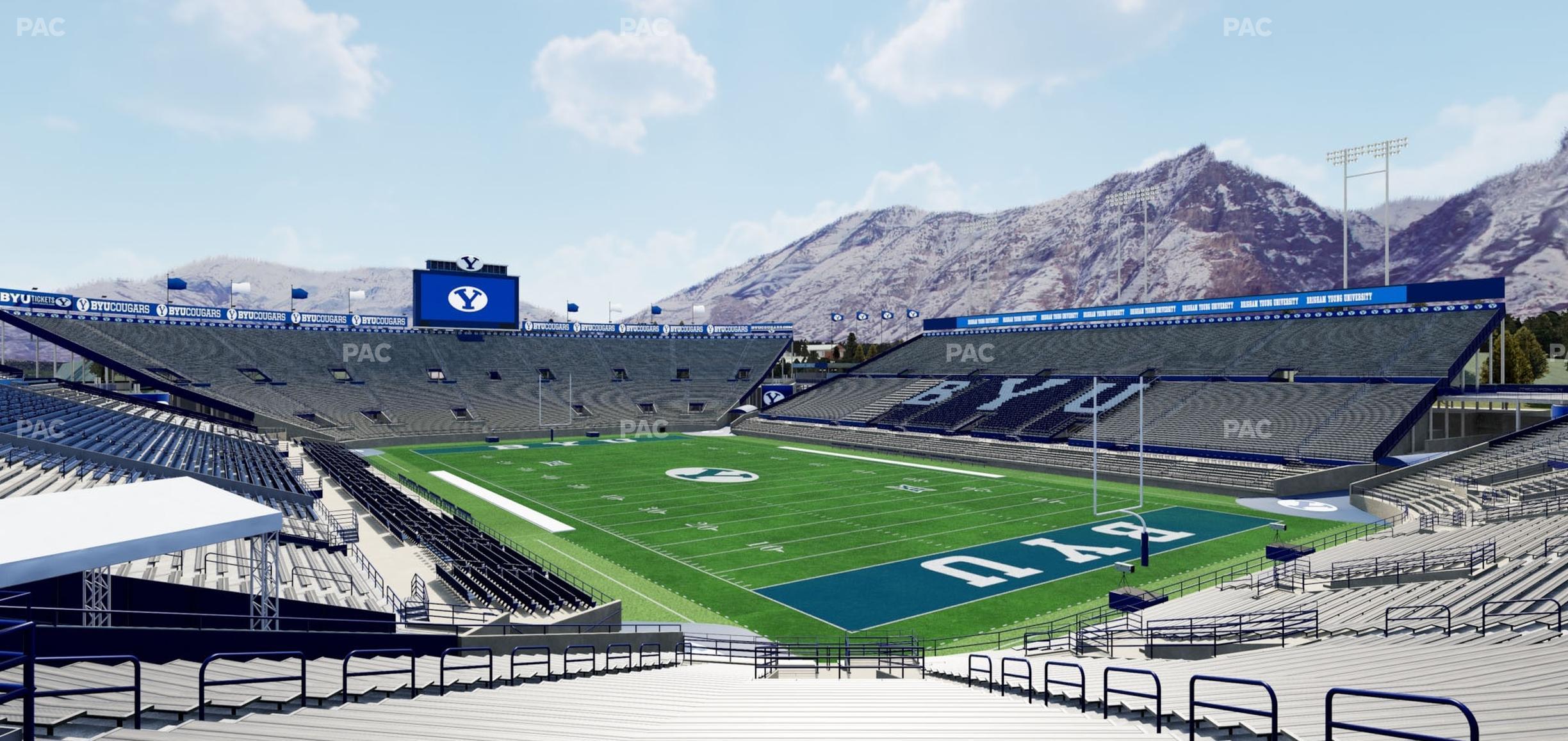 Seating view for LaVell Edwards Stadium Section 148