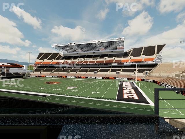 Seating view for Reser Stadium Section West Loge 16