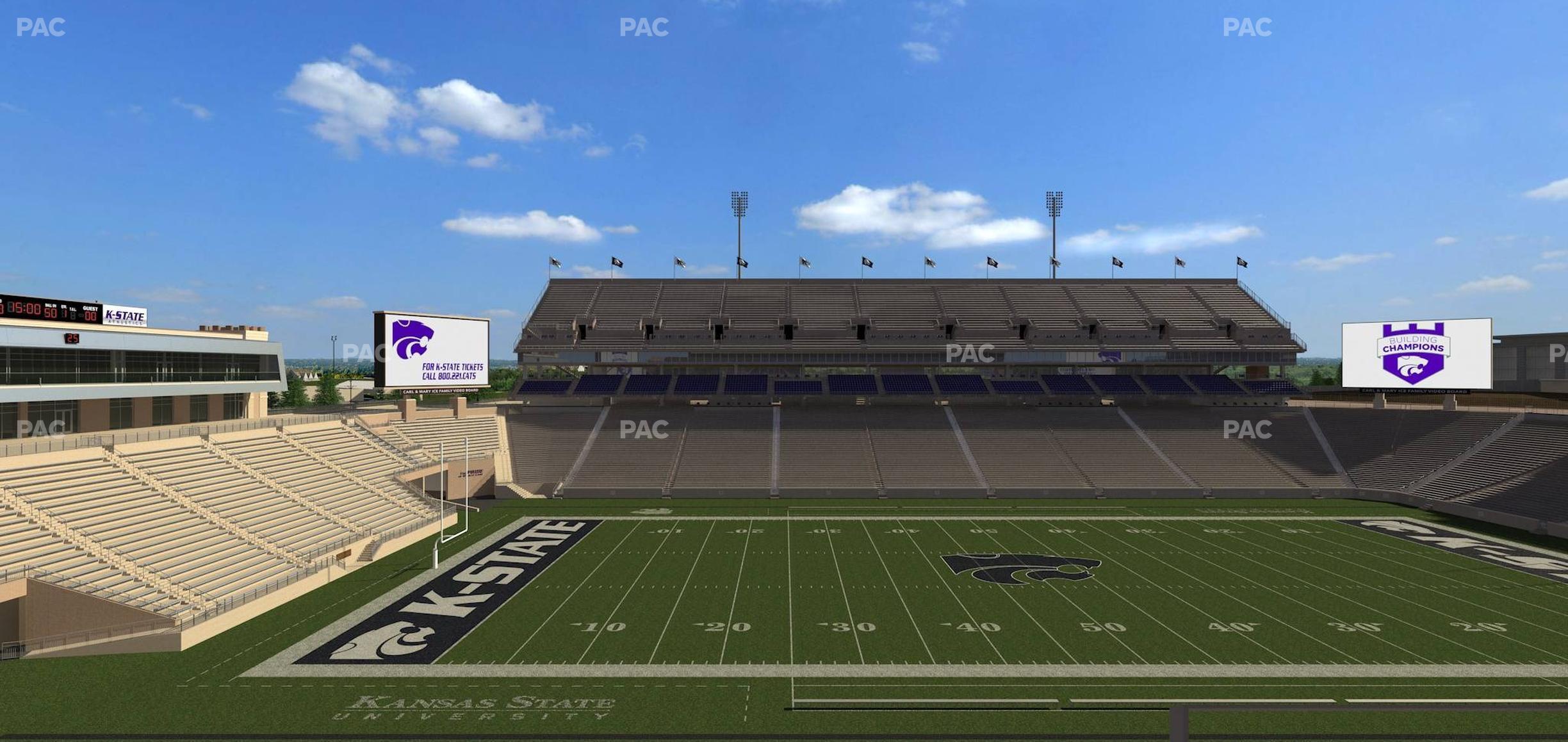 Seating view for Bill Snyder Family Stadium Section 203