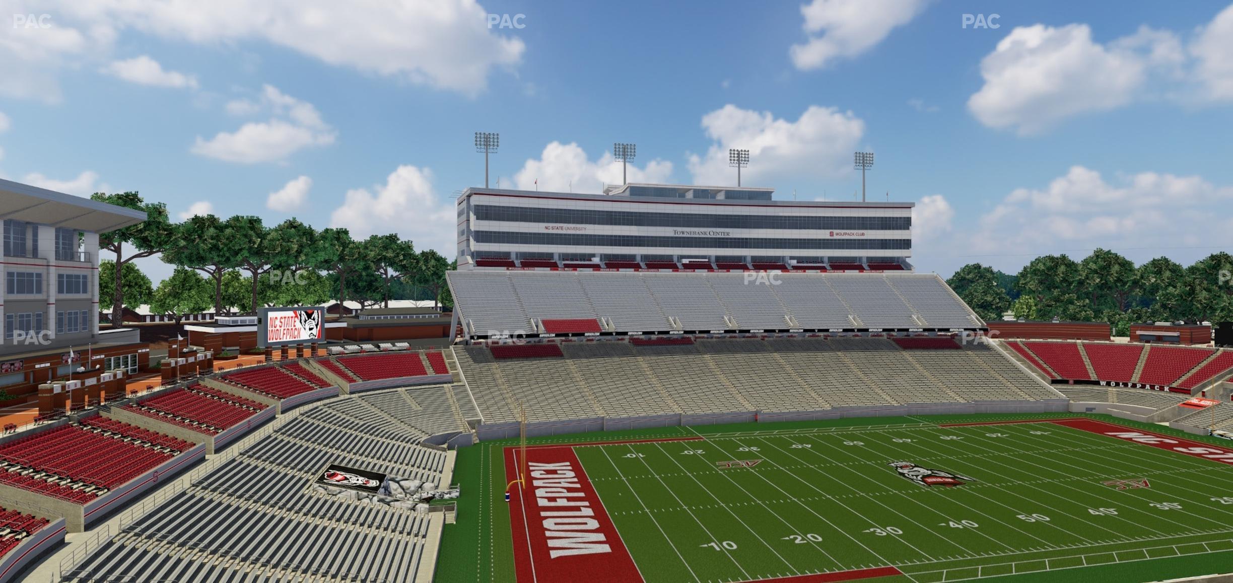 Seating view for Carter-Finley Stadium Section 15