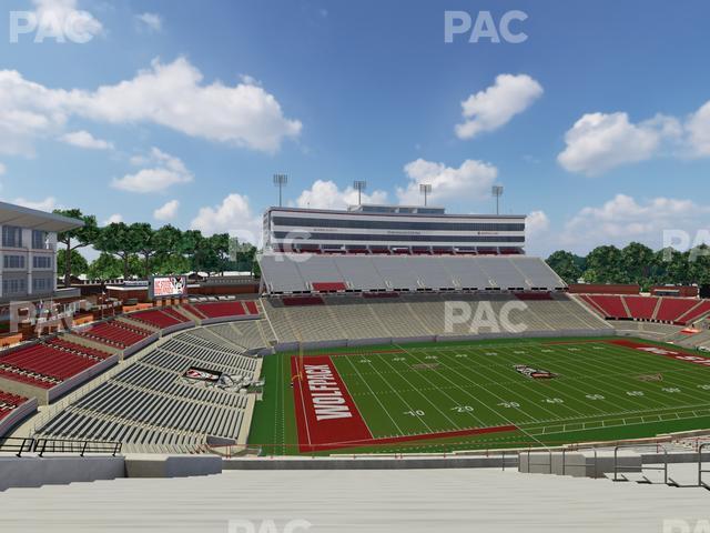 Seating view for Carter-Finley Stadium Section 15