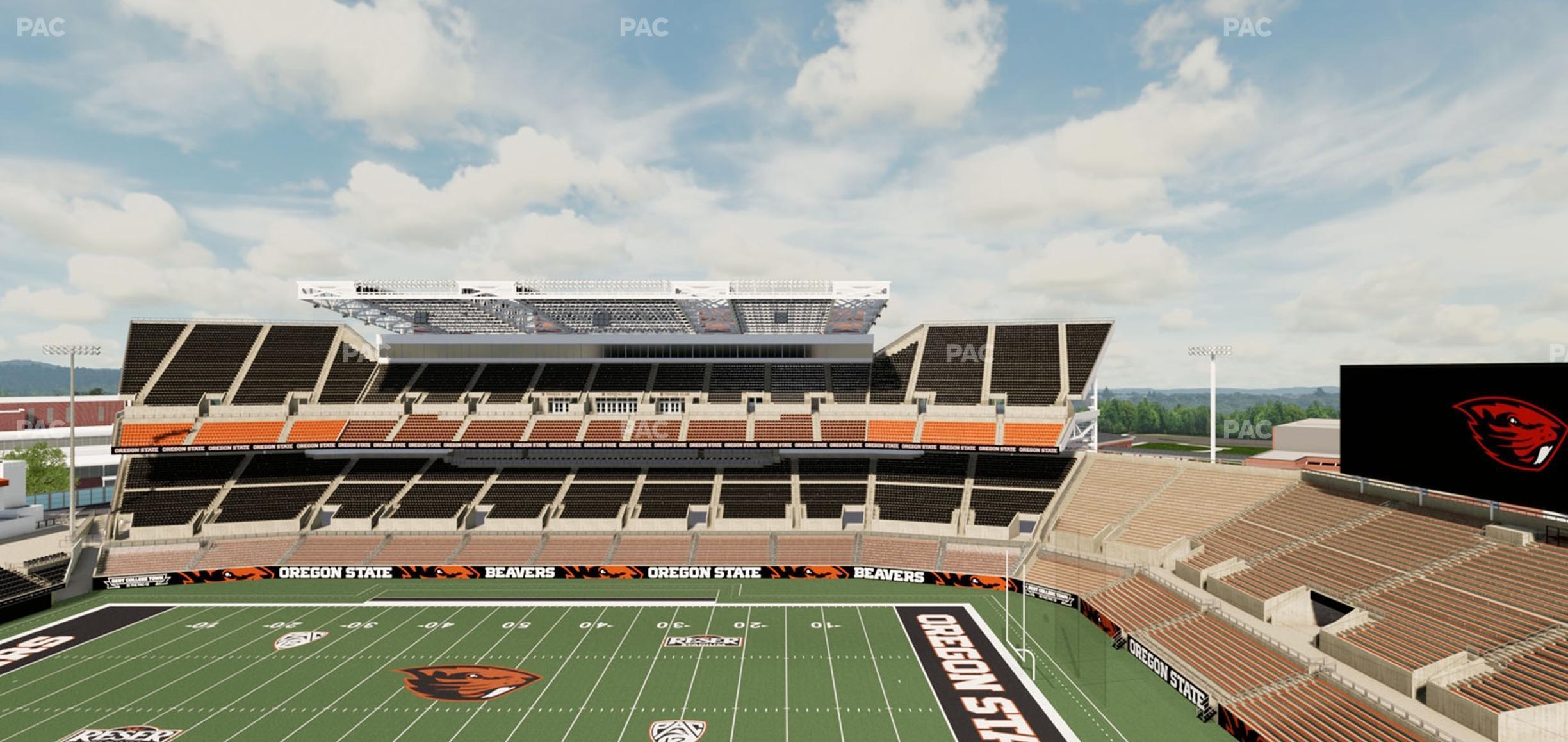 Seating view for Reser Stadium Section 330