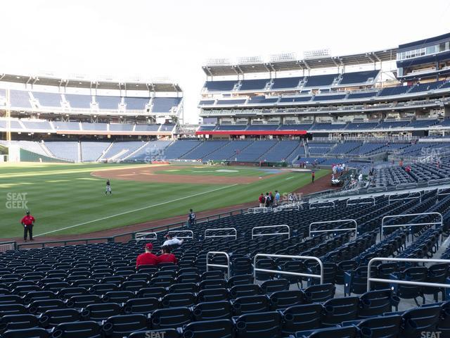 Seating view for Nationals Park Section 109