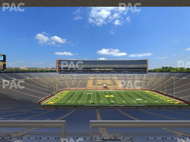 Seating view for Michigan Stadium Section West Side Chair Back 24