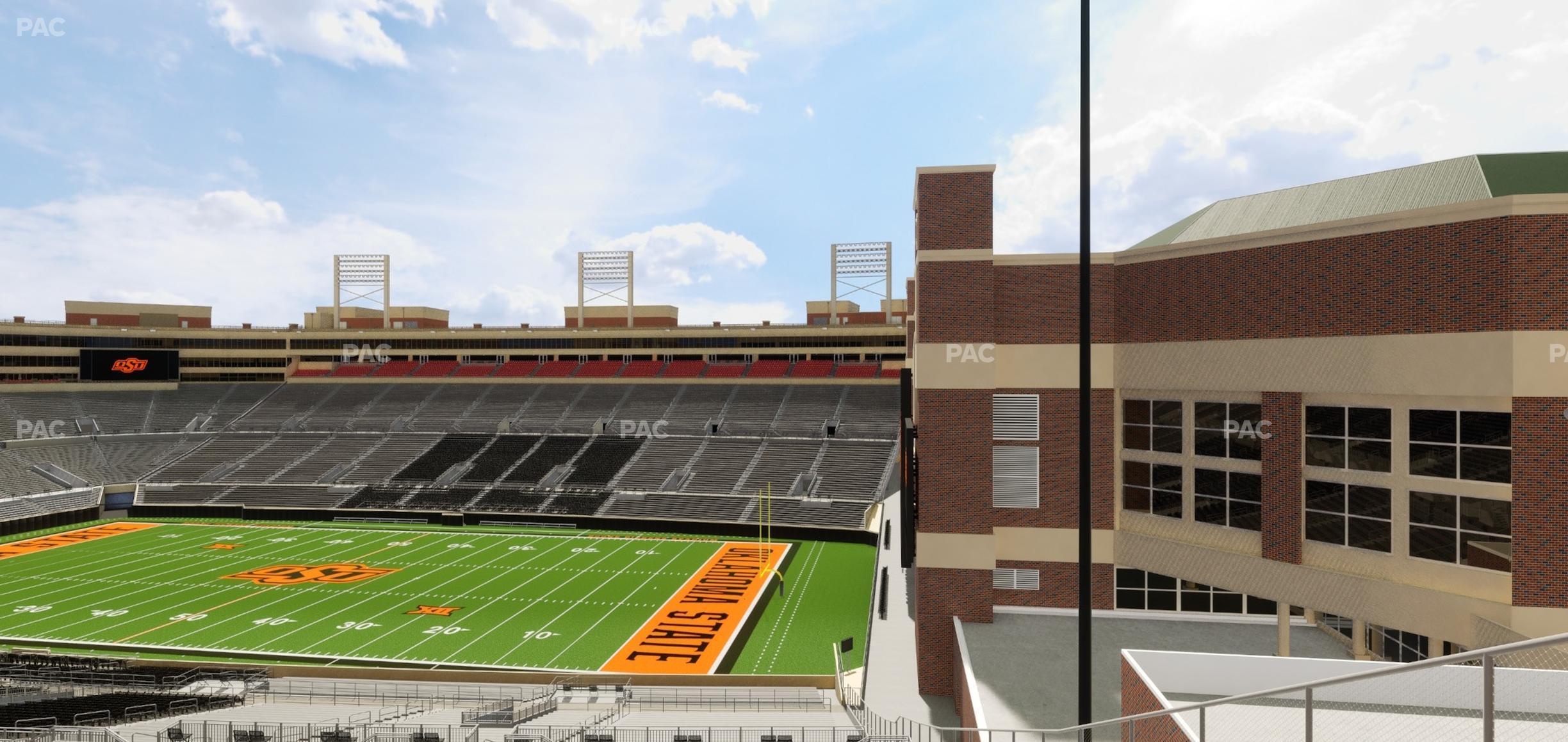 Seating view for Boone Pickens Stadium Section Club 501