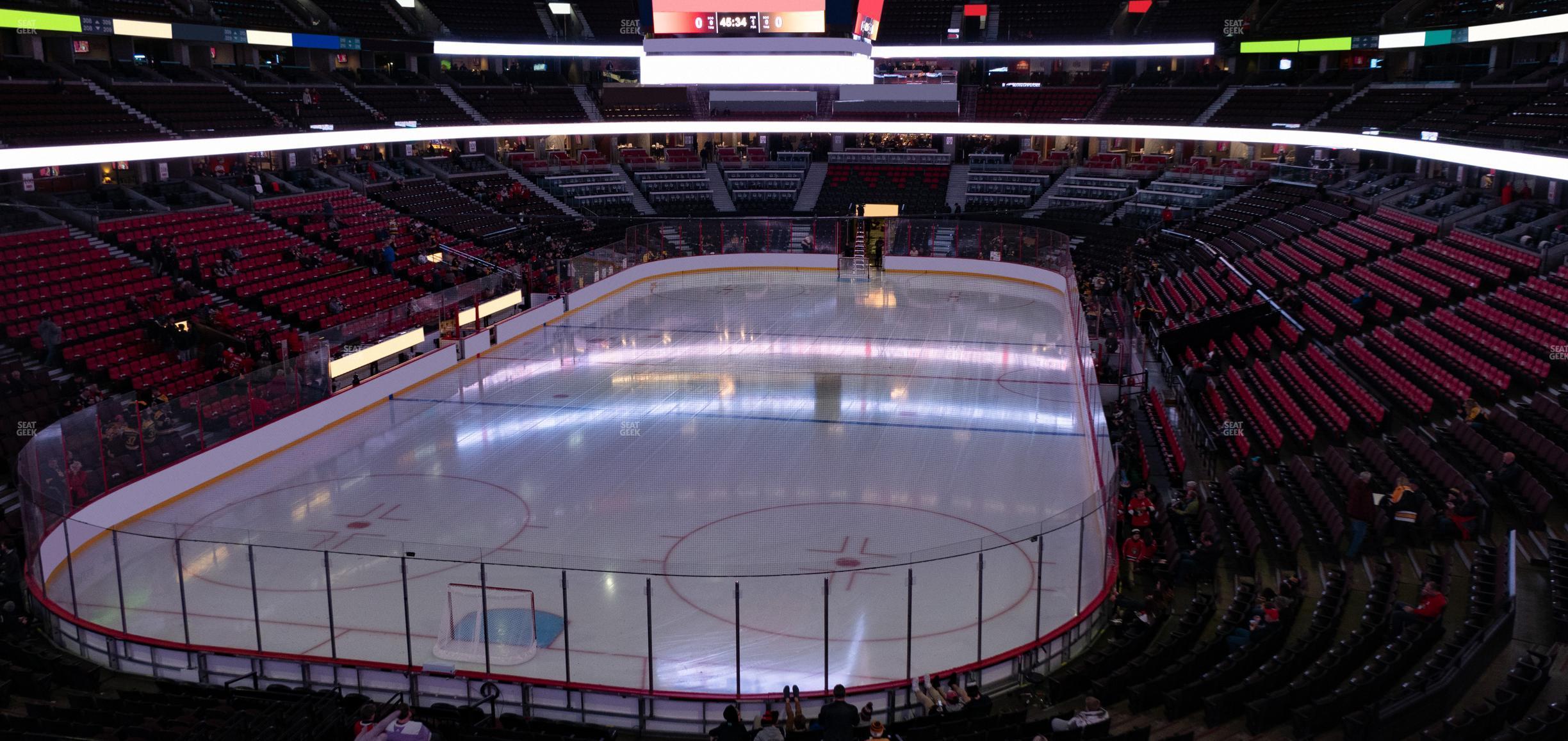 Seating view for Canadian Tire Centre Section 228