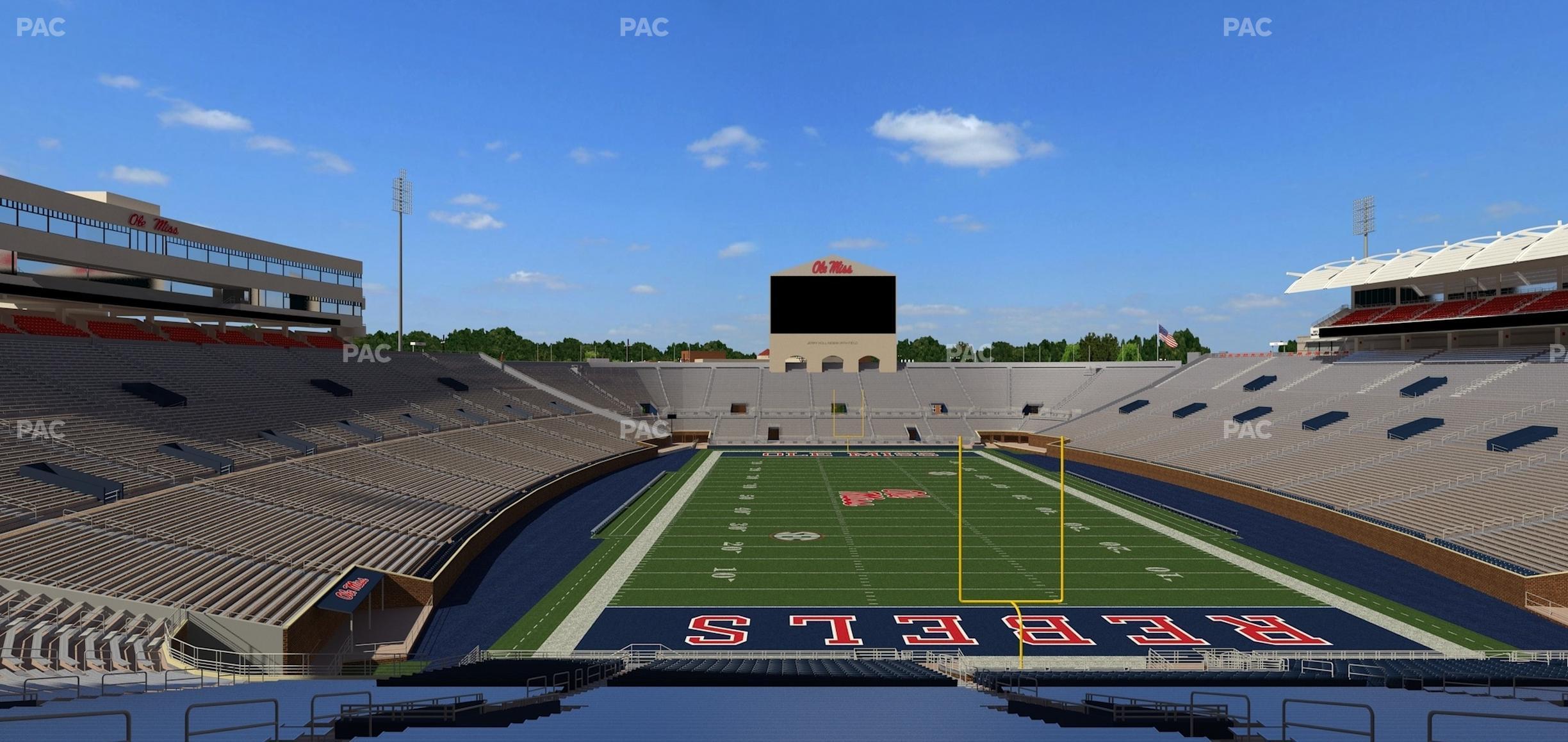 Seating view for Vaught Hemingway Stadium Section S 7