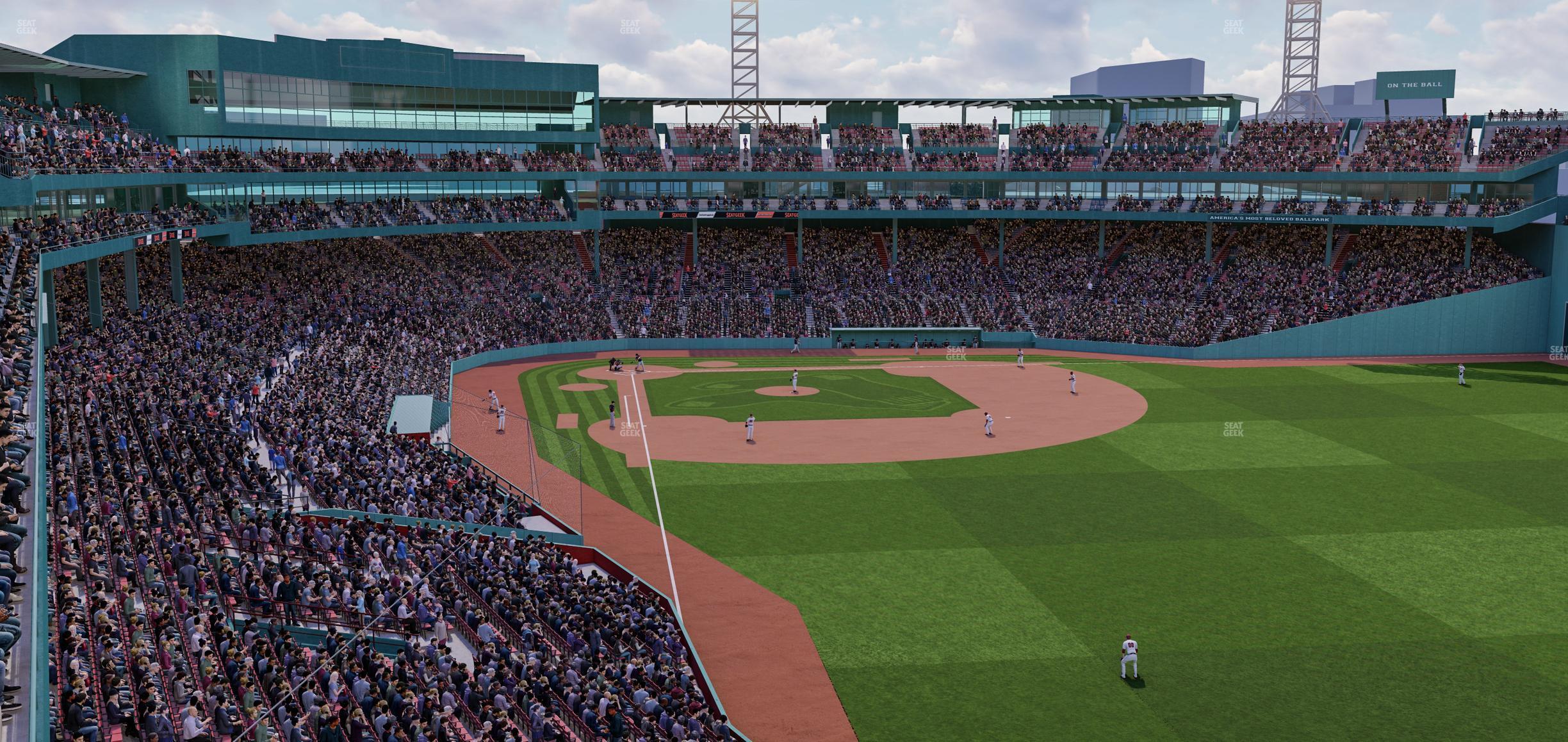 Seating view for Fenway Park Section Right Field Roof Box 43