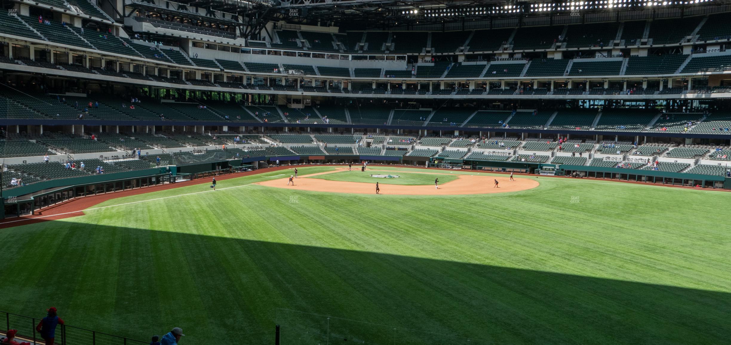 Seating view for Globe Life Field Section 132