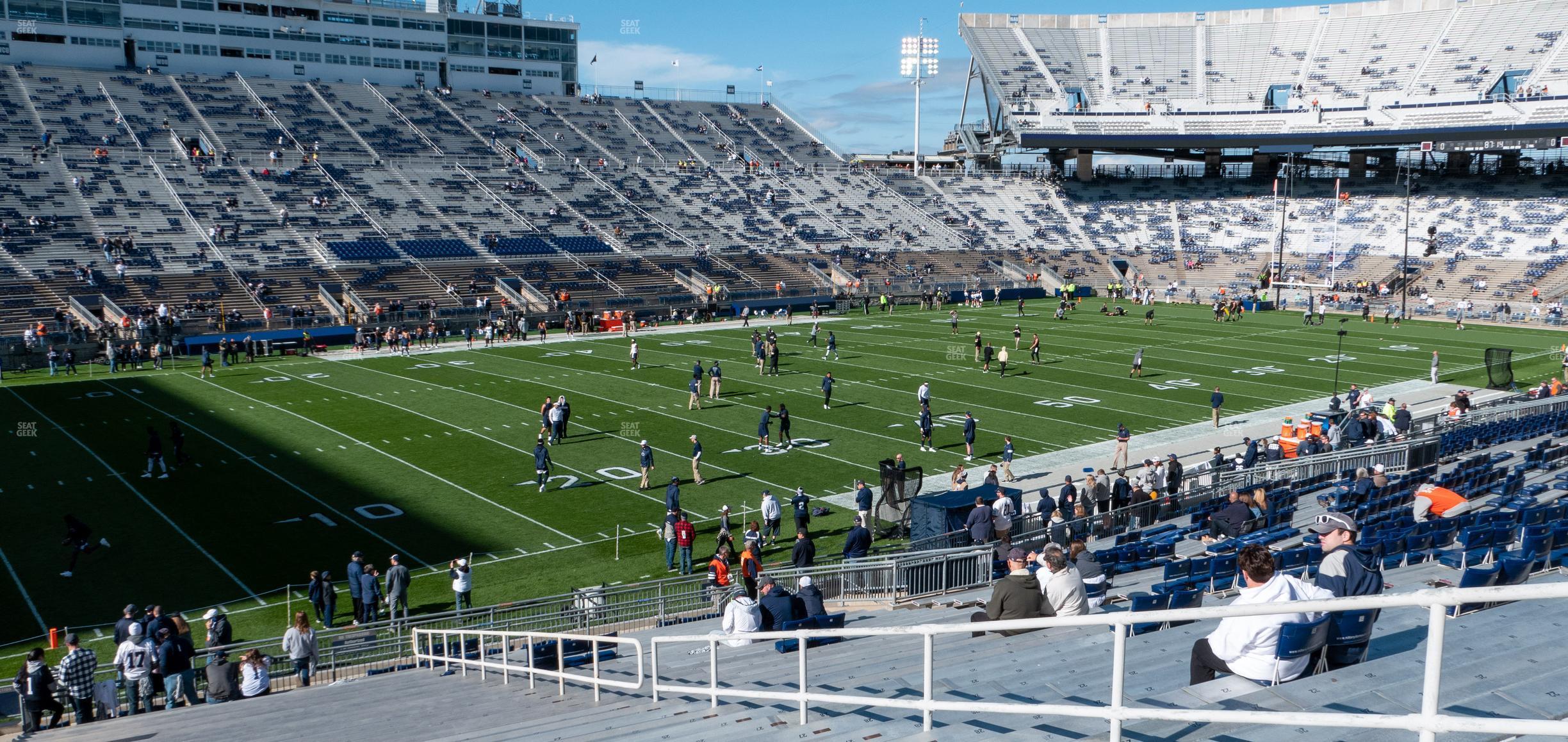 Seating view for Beaver Stadium Section East A