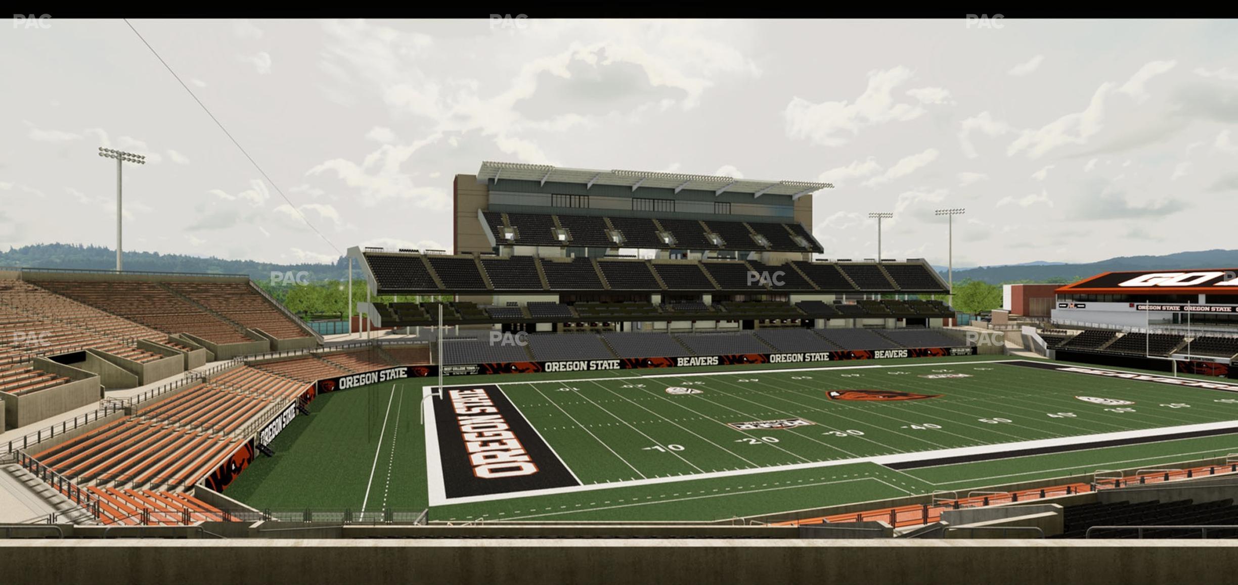 Seating view for Reser Stadium Section 120