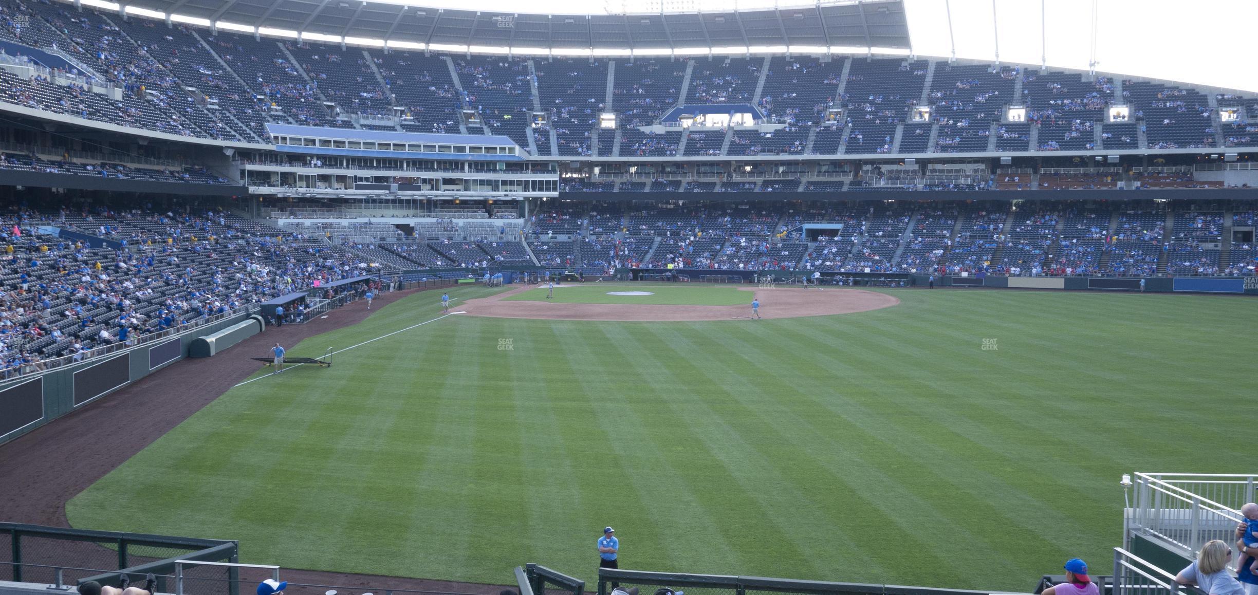 Seating view for Kauffman Stadium Section 252