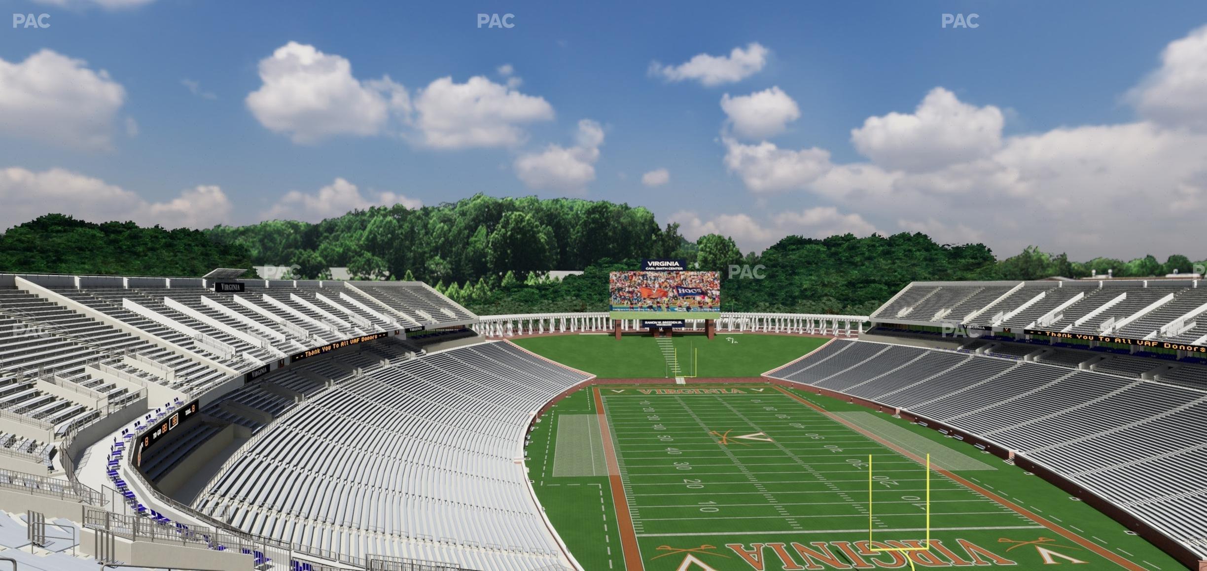 Seating view for Scott Stadium Section 522