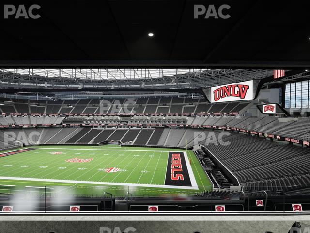 Seating view for Allegiant Stadium Section East Suite 2010