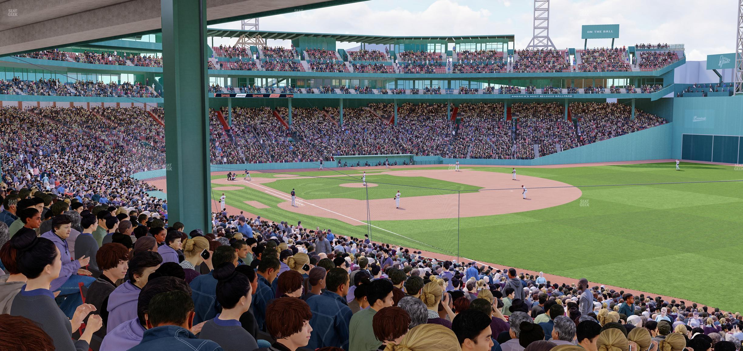 Seating view for Fenway Park Section Grandstand 8