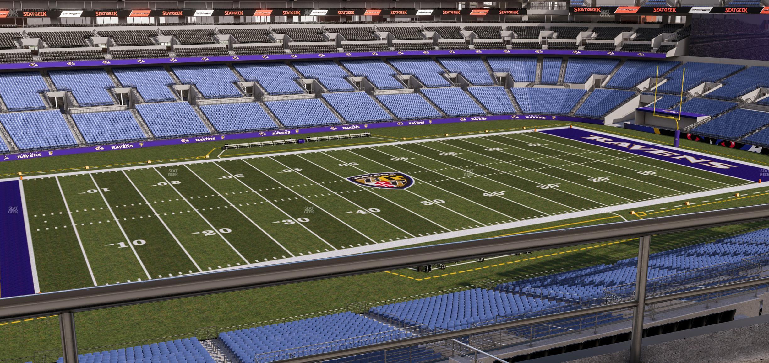 Seating view for M&T Bank Stadium Section Suite 445