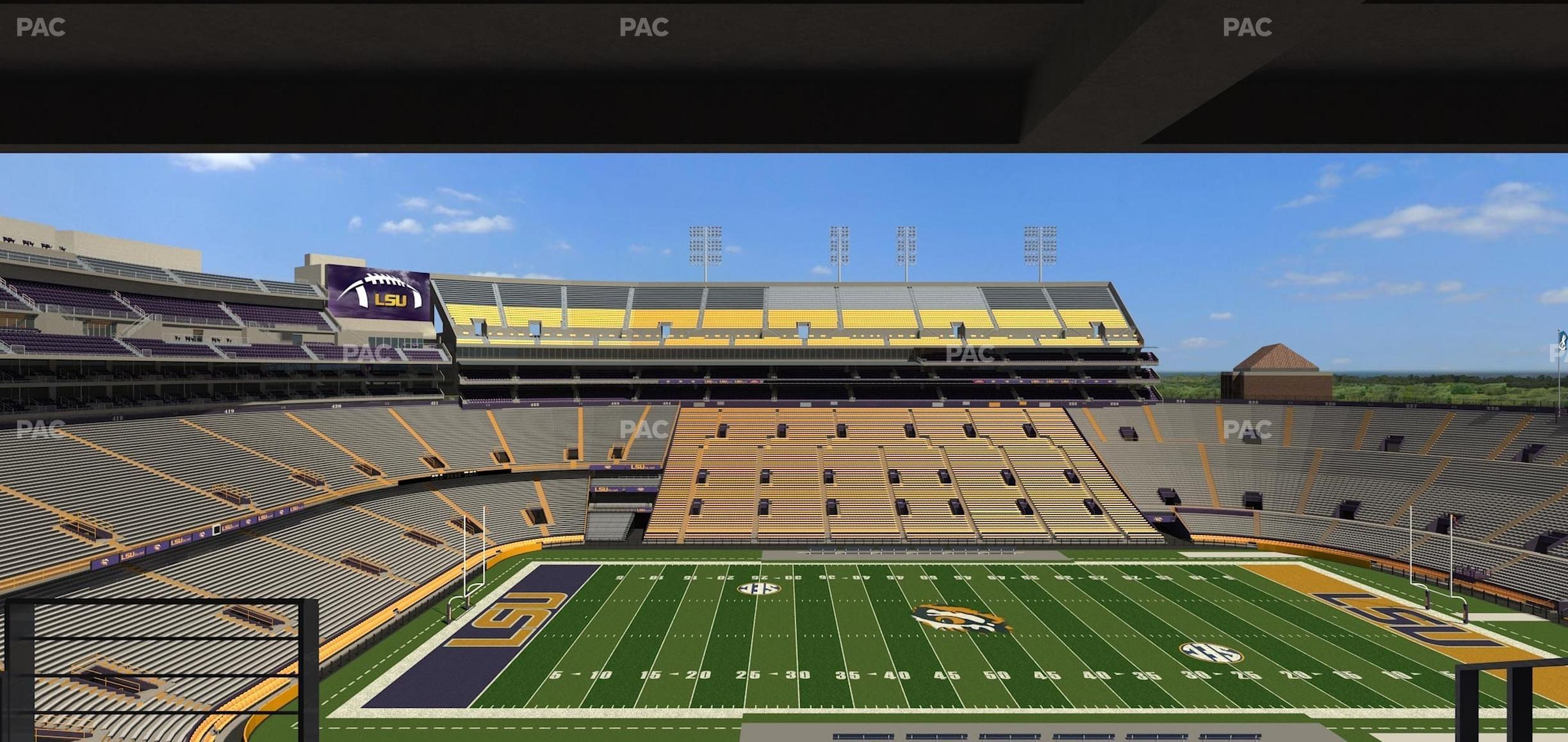 Seating view for Tiger Stadium Section Suite 217