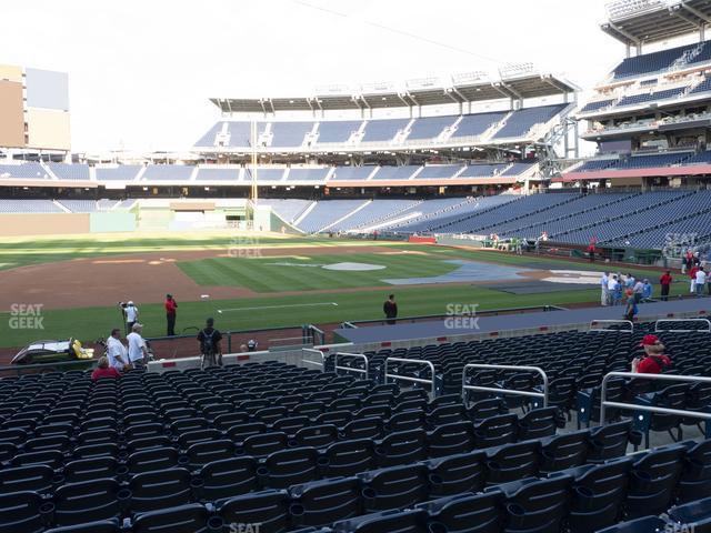 Seating view for Nationals Park Section 115