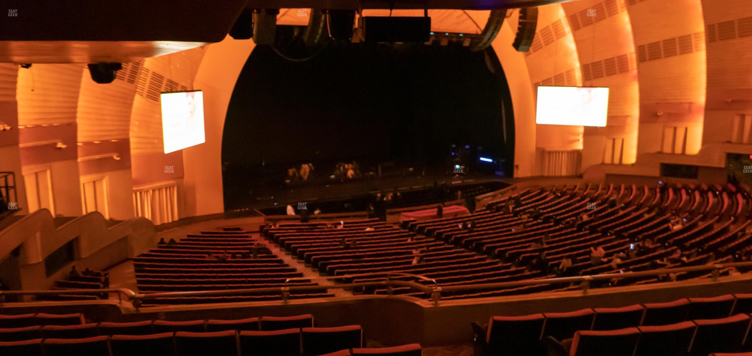 Seating view for Radio City Music Hall Section First Mezzanine 7