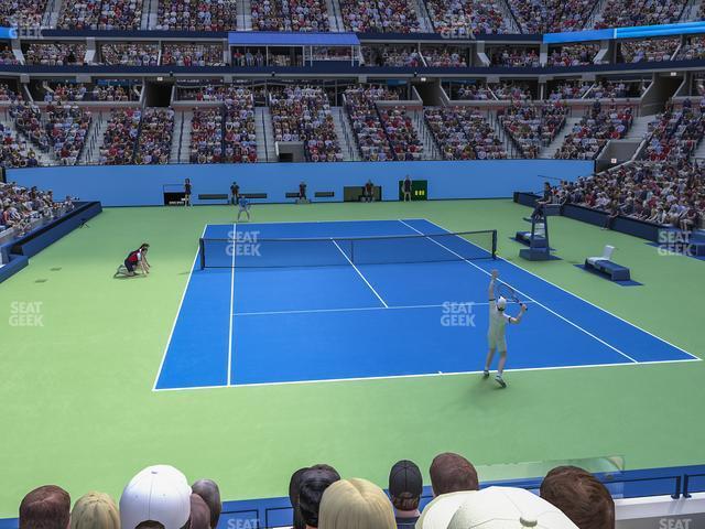 Seating view for Arthur Ashe Stadium Section 34