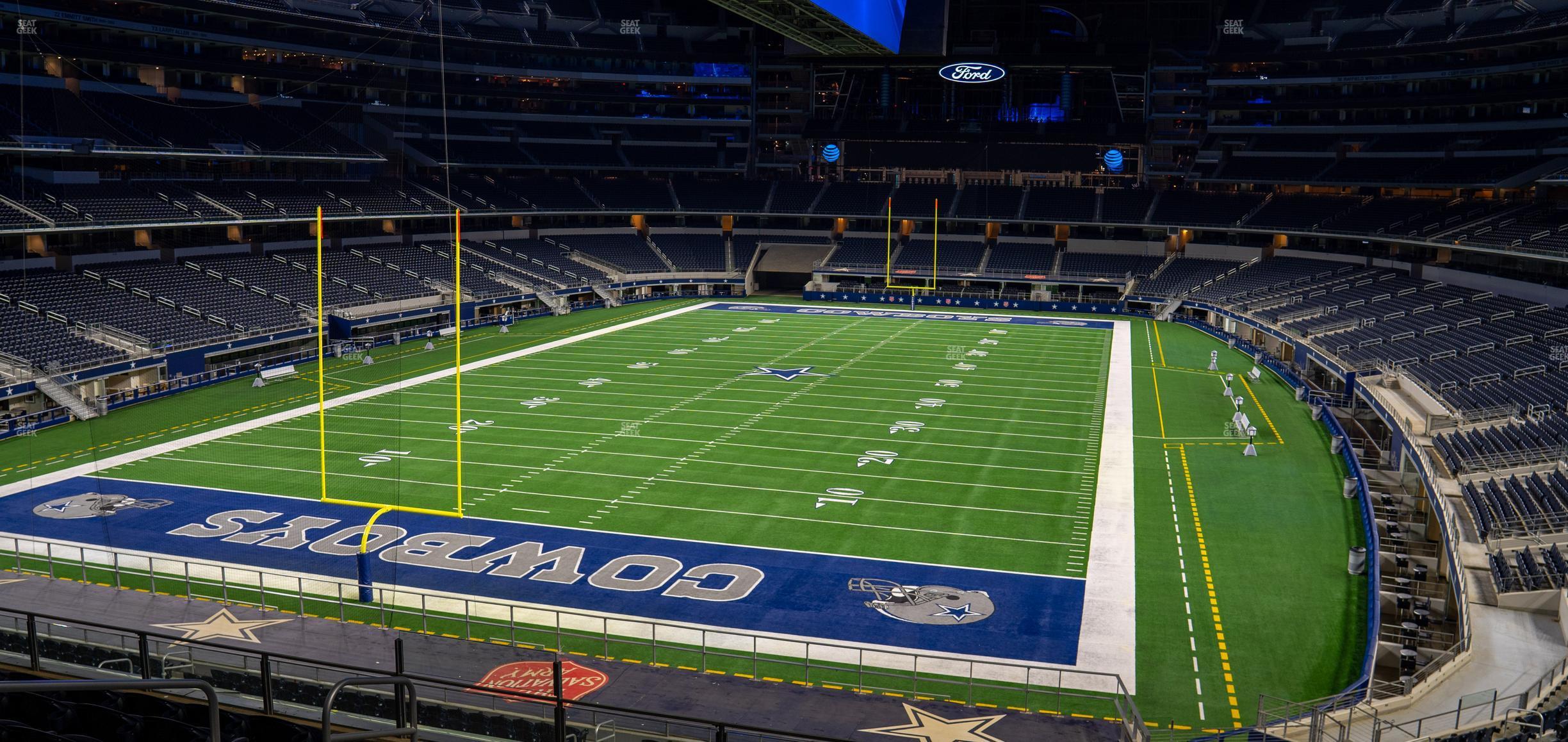 Seating view for AT&T Stadium Section 220