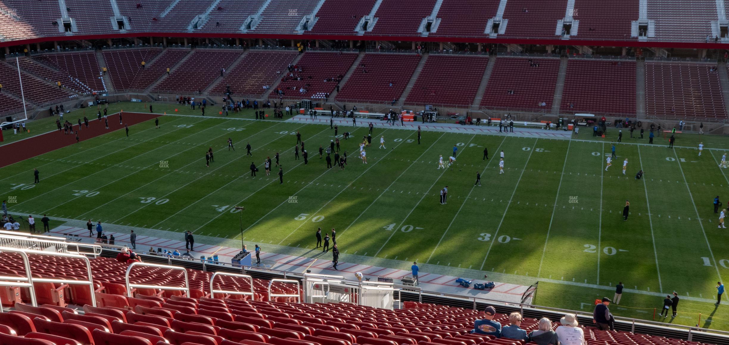 Seating view for Stanford Stadium Section 231