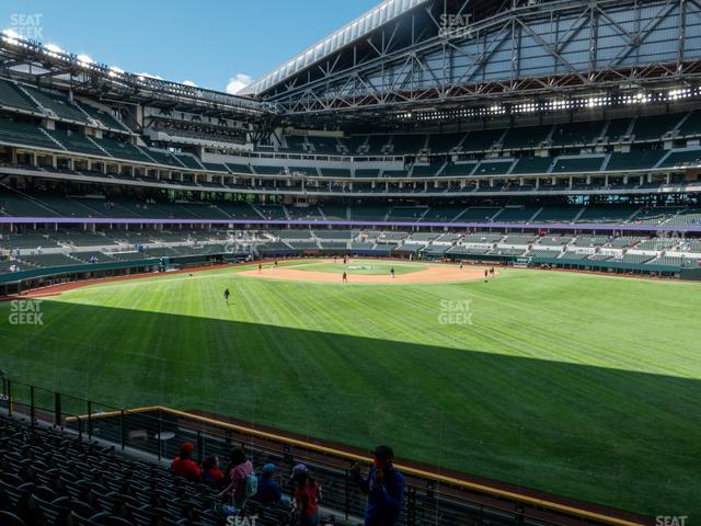 Seating view for Globe Life Field Section 133