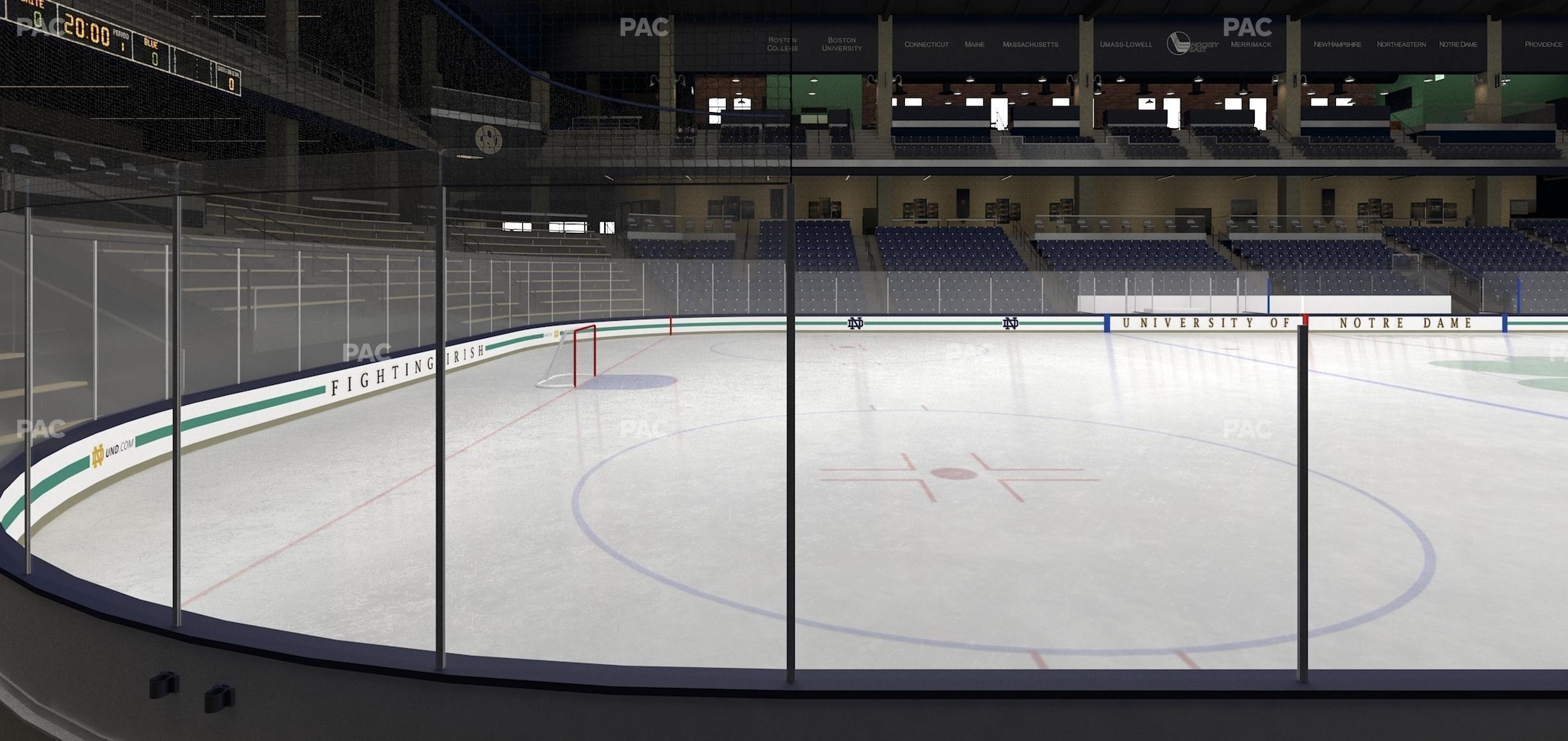 Seating view for Compton Family Ice Arena Section 7