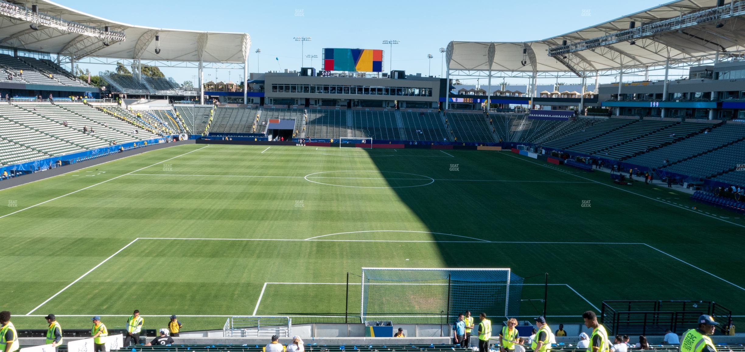 Seating view for Dignity Health Sports Park Section 122