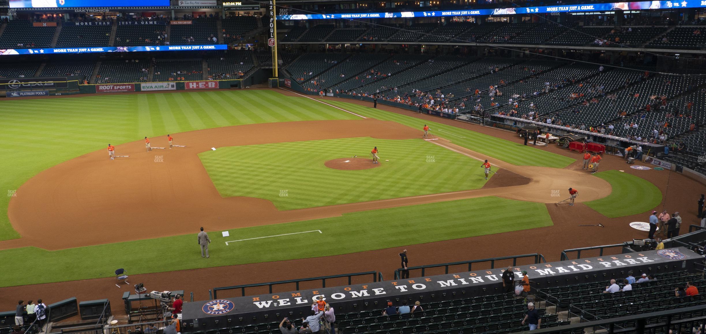 Seating view for Minute Maid Park Section 212