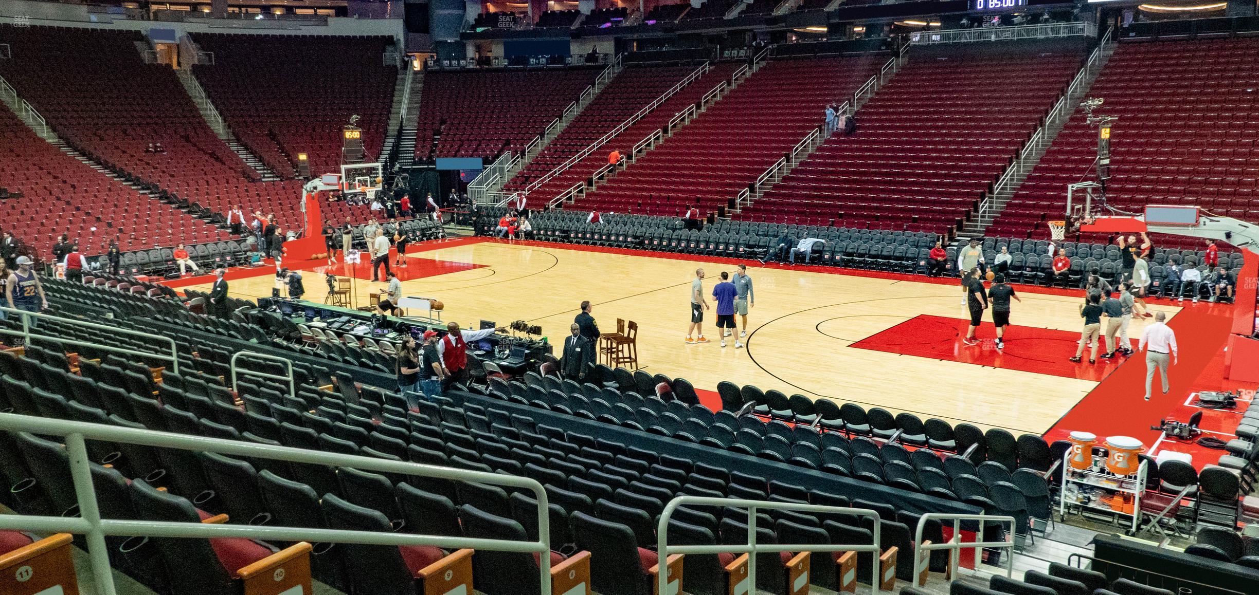 Seating view for Toyota Center Section C 118