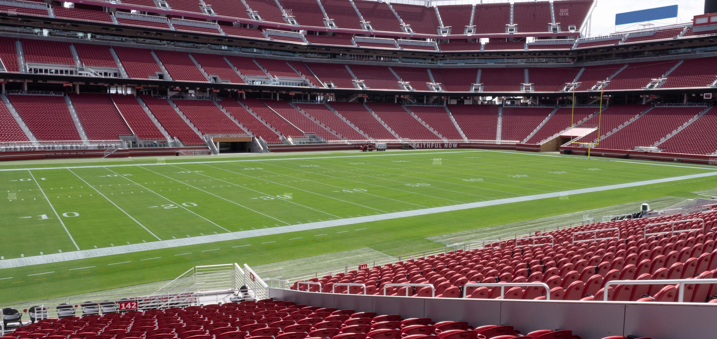 Seating view for Levi's Stadium Section 142