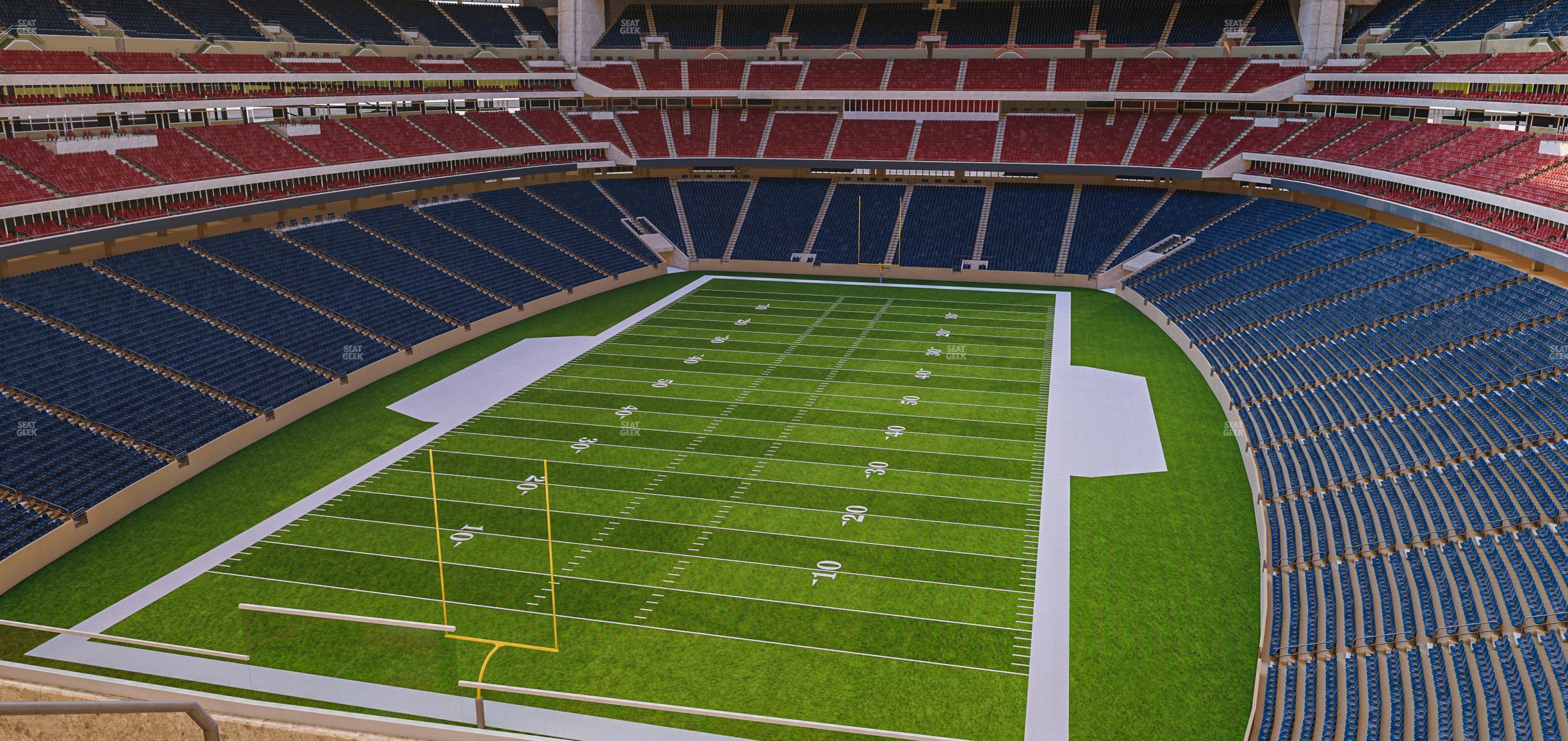 Seating view for NRG Stadium Section 519