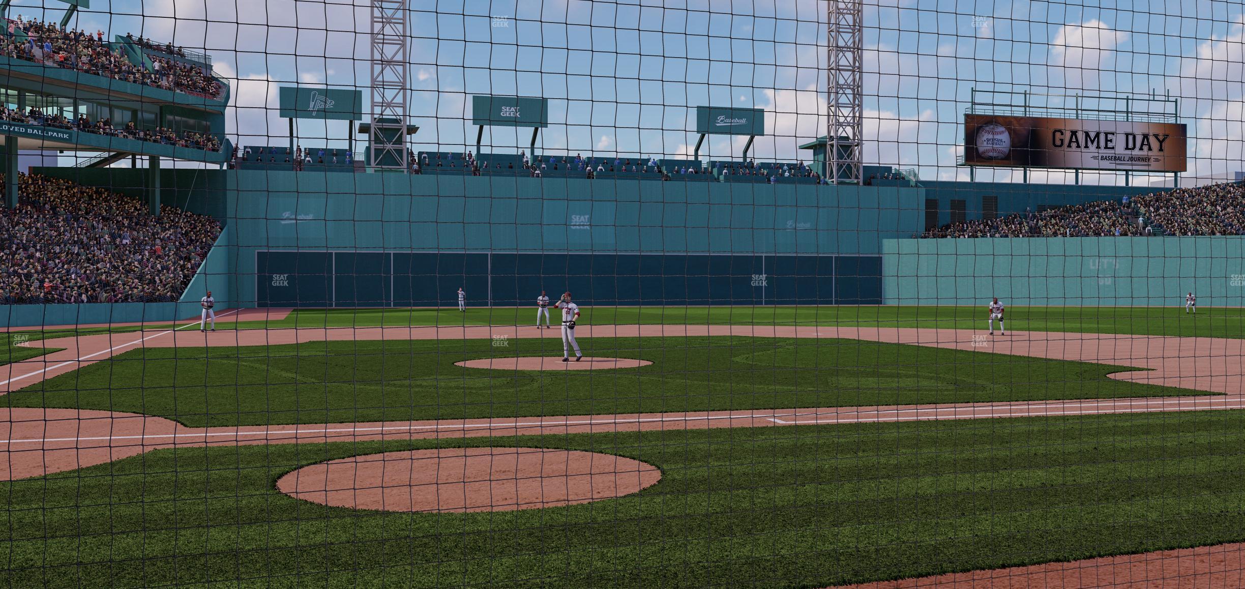 Seating view for Fenway Park Section Dugout Box 35