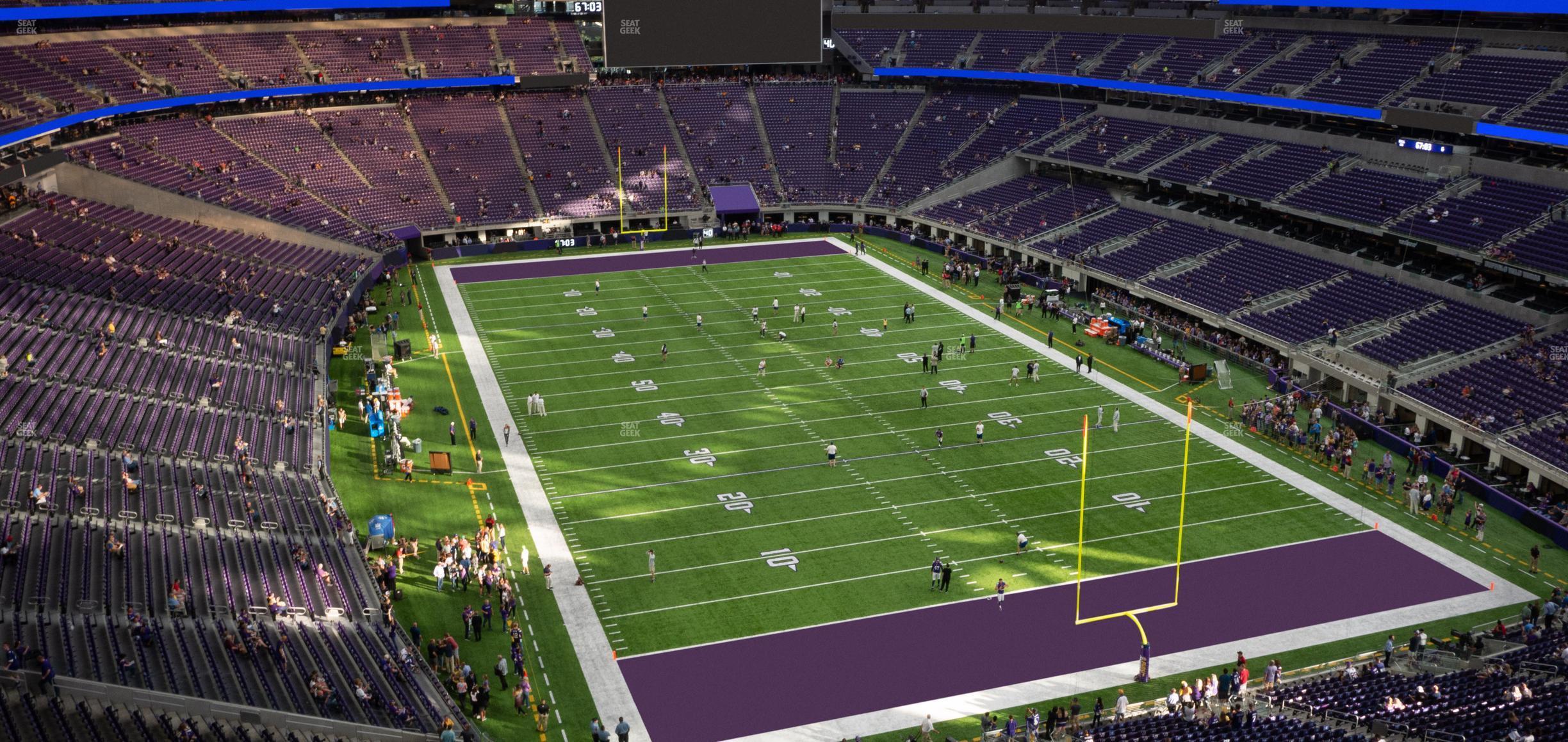 Seating view for U.S. Bank Stadium Section 301