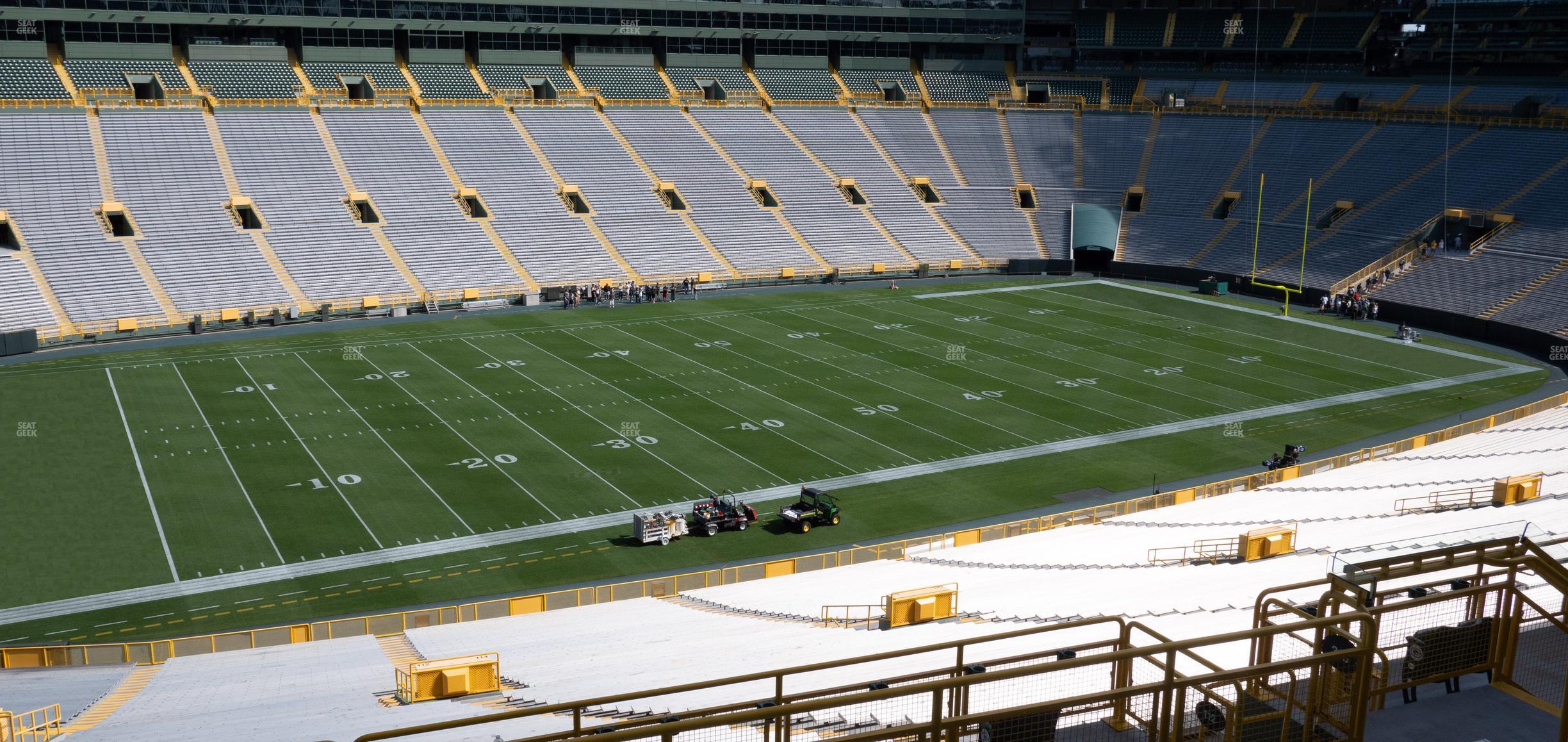 Seating view for Lambeau Field Section 318