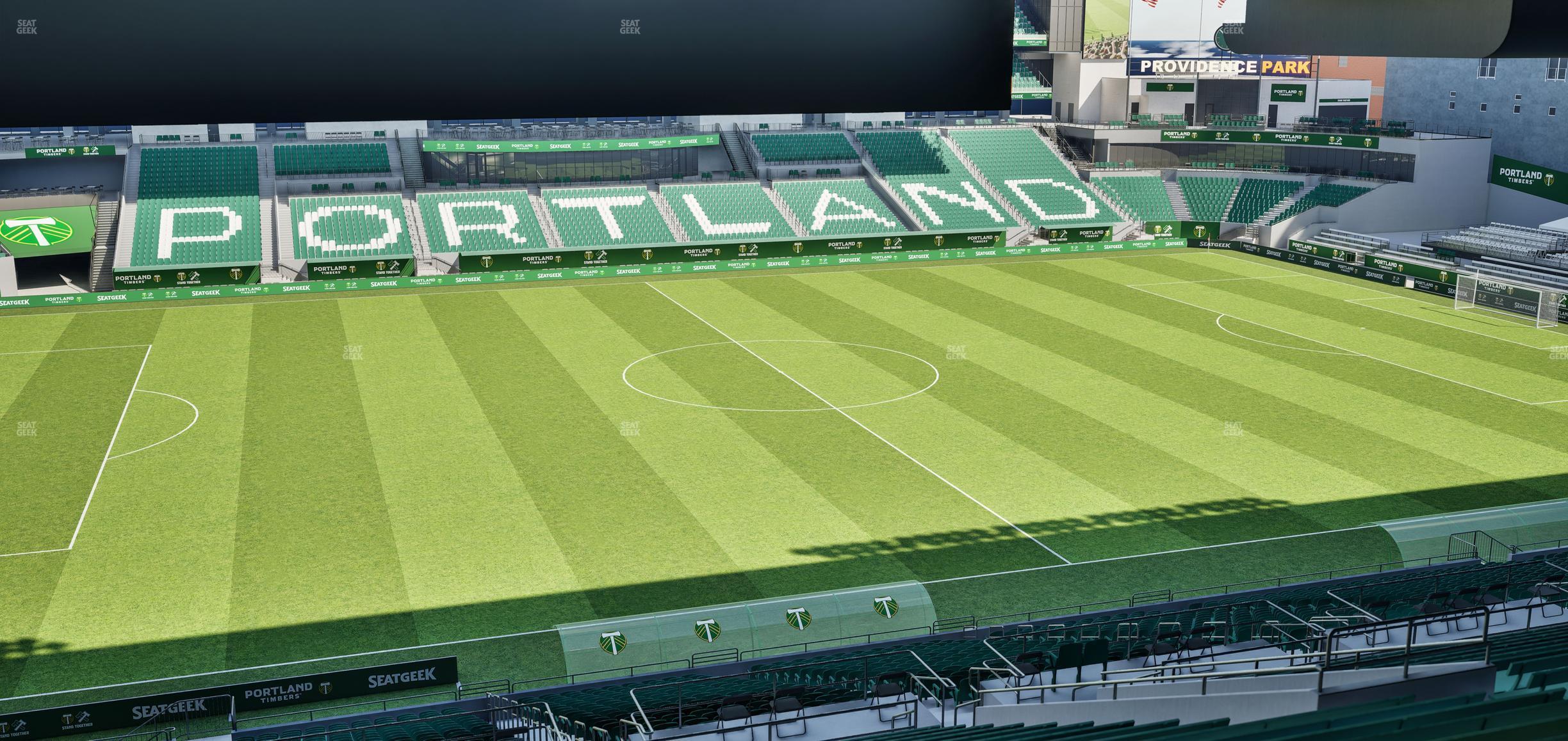 Seating view for Providence Park Section 216