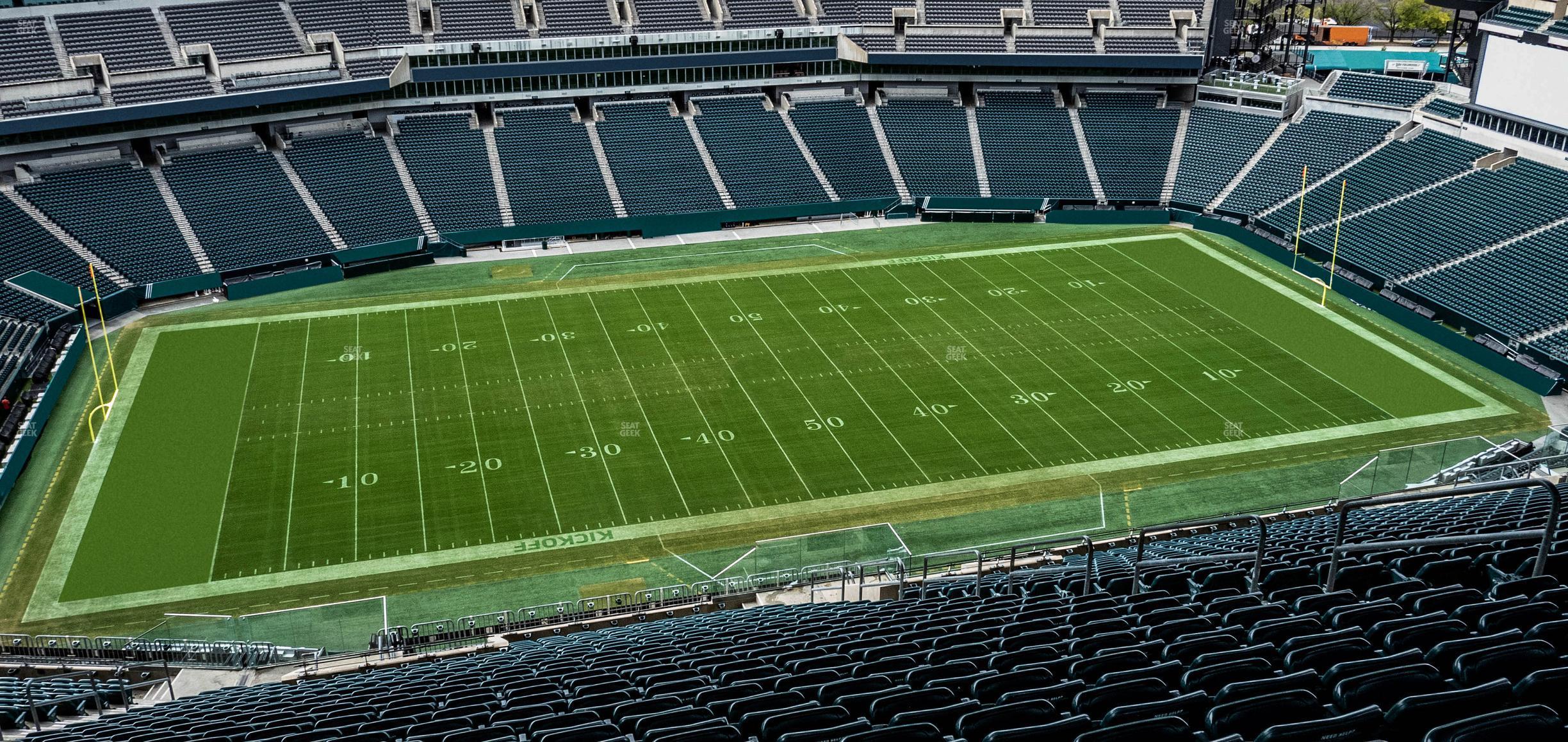 Seating view for Lincoln Financial Field Section 223