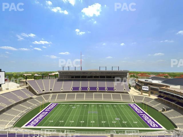 Seating view for Amon G Carter Stadium Section 406