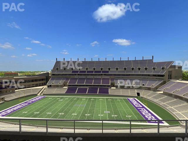 Seating view for Amon G Carter Stadium Section Legends Club 329