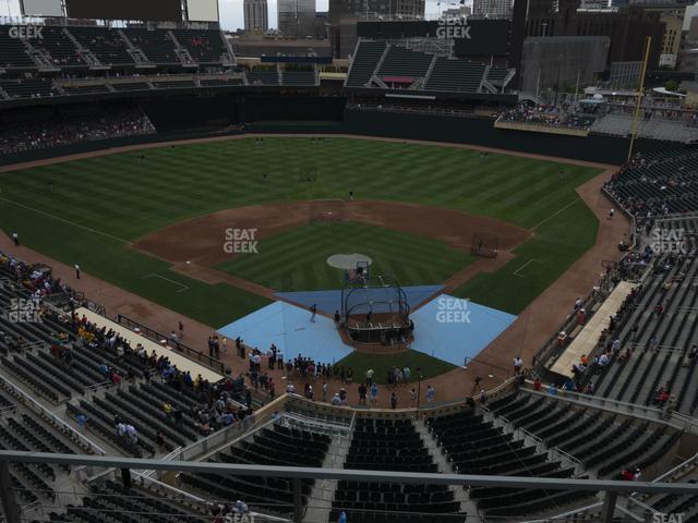 Seating view for Target Field Section 216