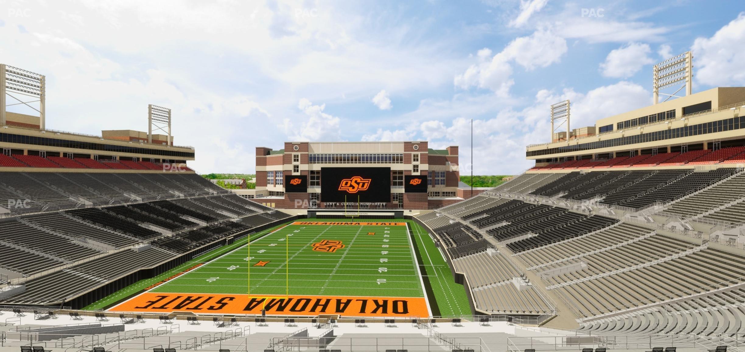 Seating view for Boone Pickens Stadium Section 219