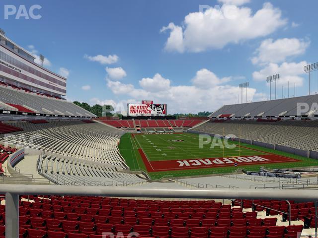 Seating view for Carter-Finley Stadium Section 214