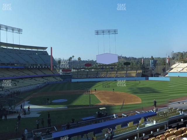 Seating view for Dodger Stadium Section 128 Lg