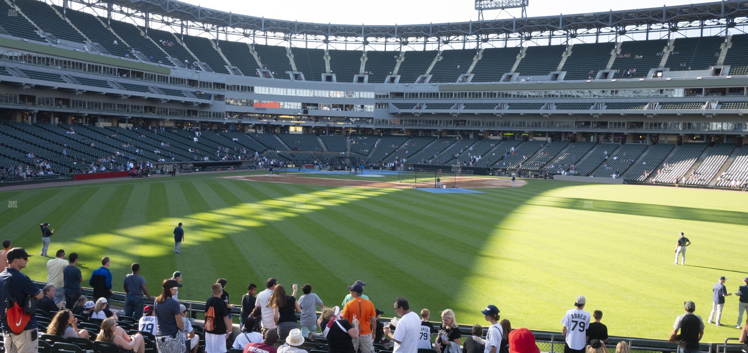 Seating view for Guaranteed Rate Field Section 102