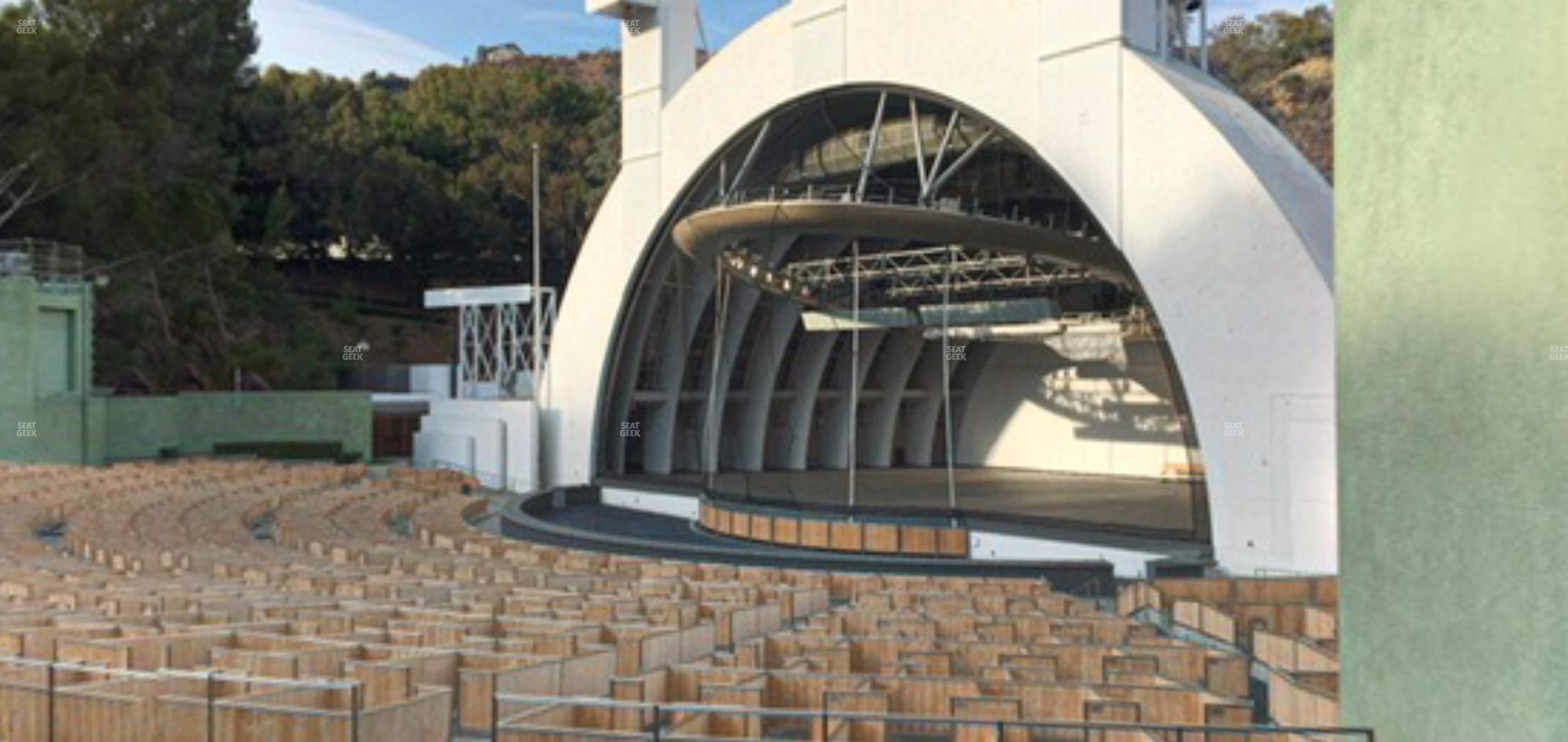 Seating view for Hollywood Bowl Section D