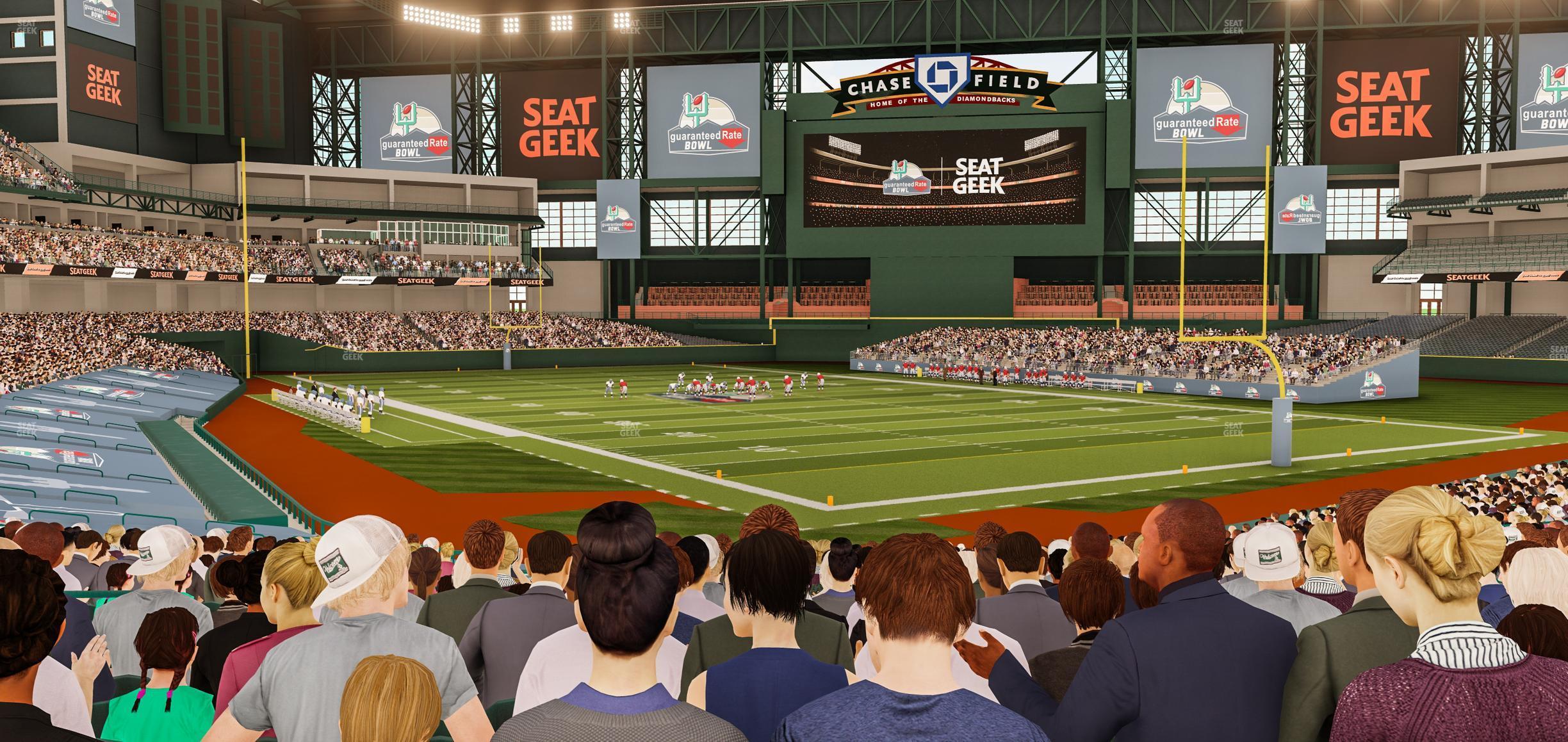 Seating view for Chase Field Section 121 W