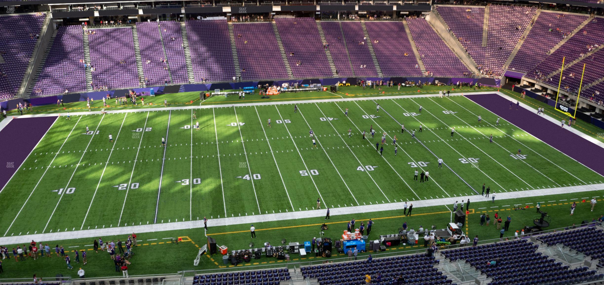 Seating view for U.S. Bank Stadium Section 342