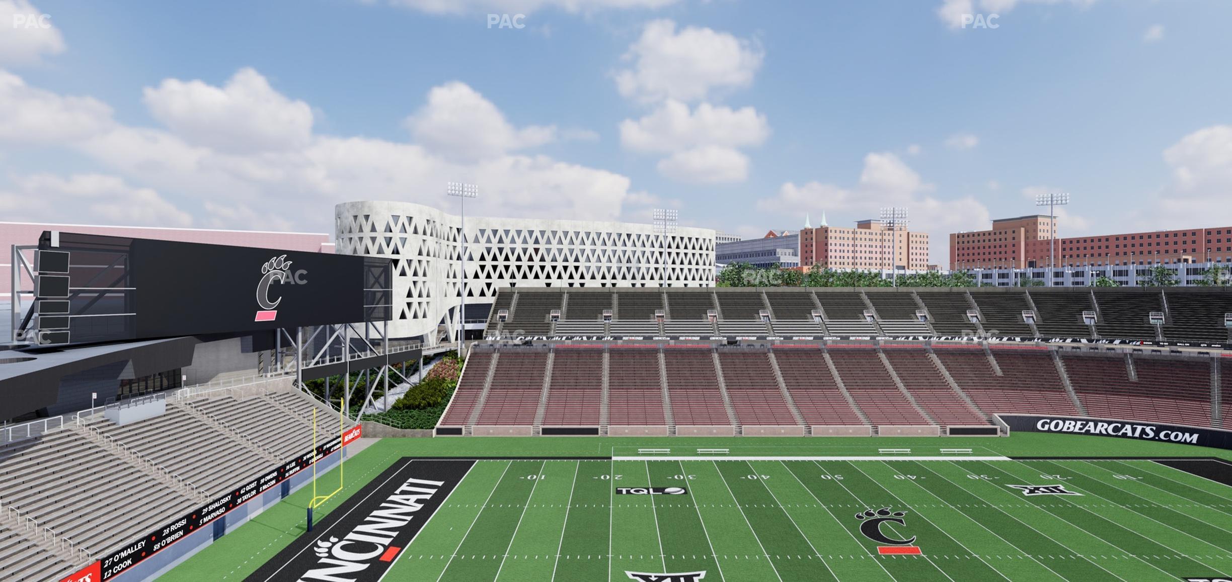 Seating view for Nippert Stadium Section Premium Club 359