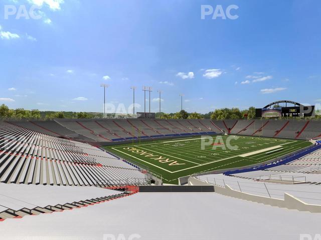 Seating view for War Memorial Stadium (Little Rock) Section 32